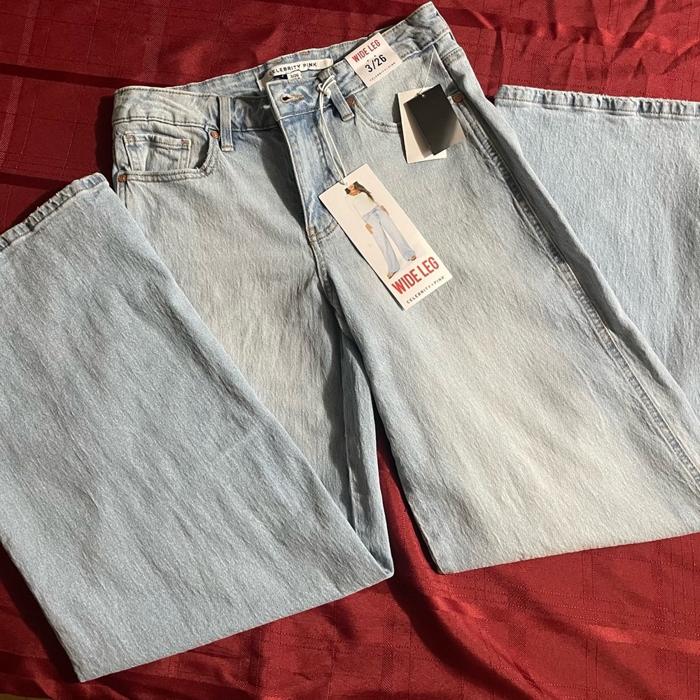 Levi's Sky Blue Wide Leg Denim